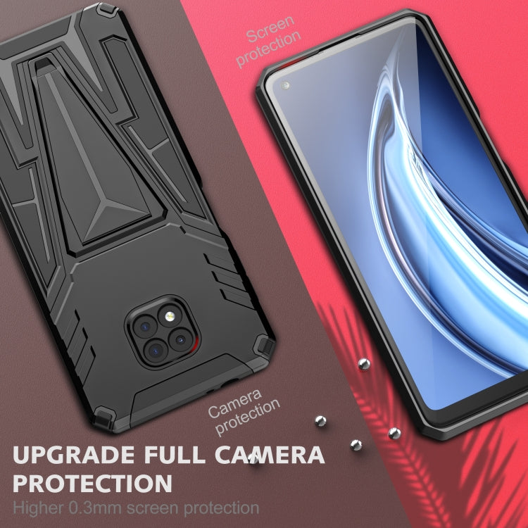 For Motorola Moto G Power 2021 Super V Armor PC + TPU Shockproof Case with Invisible Holder