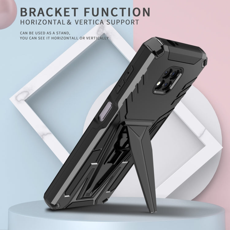 For Motorola Moto G Power 2021 Super V Armor PC + TPU Shockproof Case with Invisible Holder