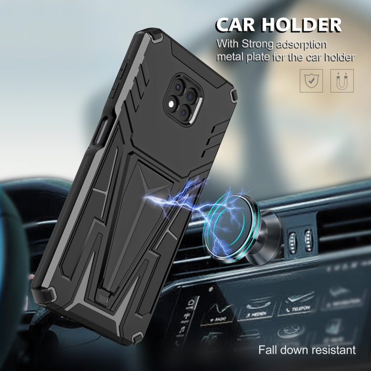 For Motorola Moto G Power 2021 Super V Armor PC + TPU Shockproof Case with Invisible Holder