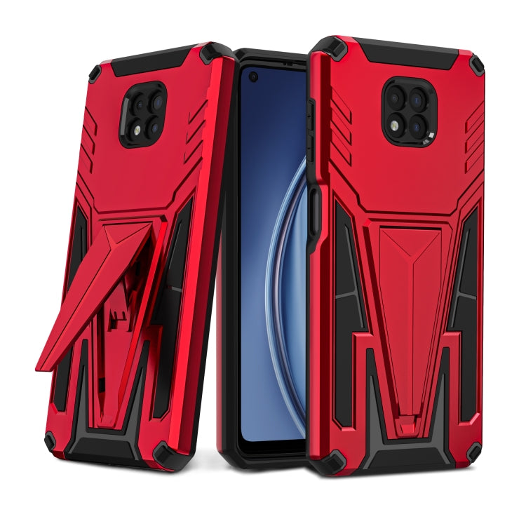 For Motorola Moto G Power 2021 Super V Armor PC + TPU Shockproof Case with Invisible Holder
