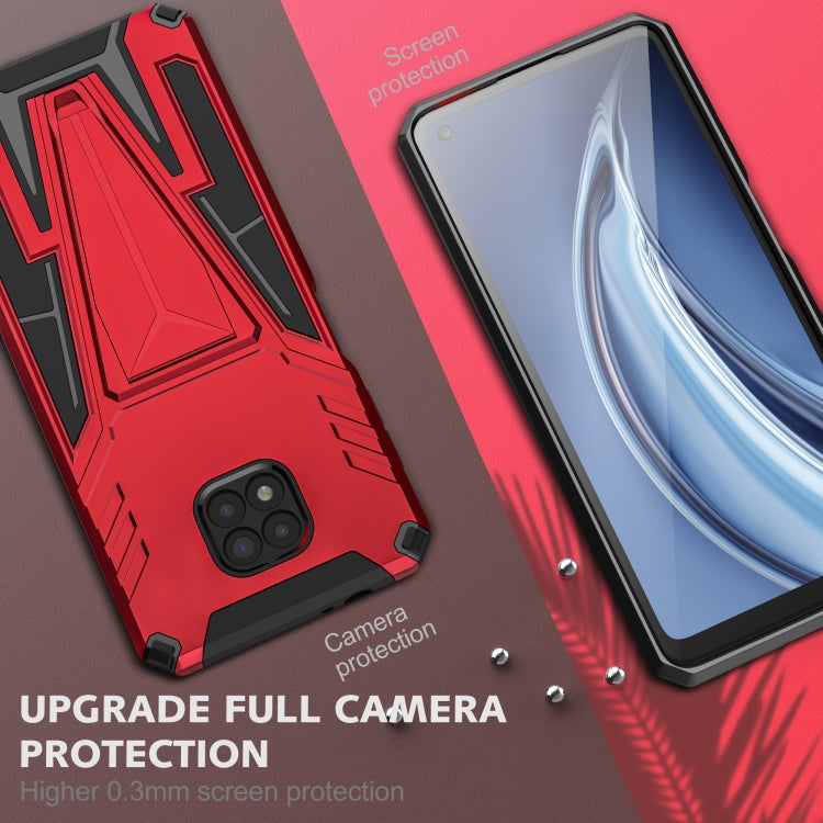 For Motorola Moto G Power 2021 Super V Armor PC + TPU Shockproof Case with Invisible Holder