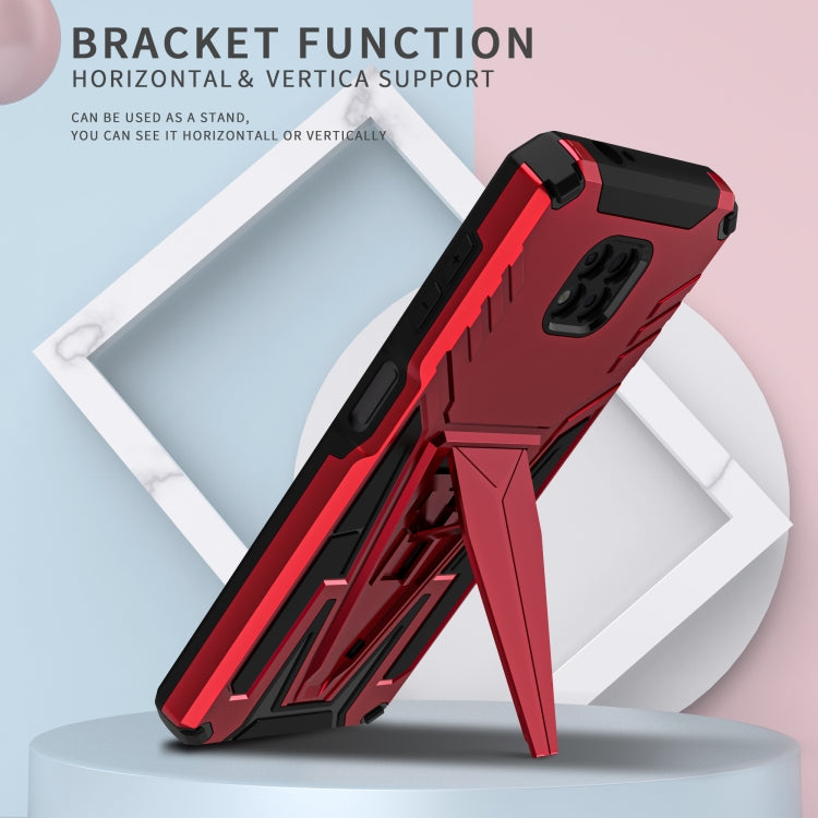 For Motorola Moto G Power 2021 Super V Armor PC + TPU Shockproof Case with Invisible Holder