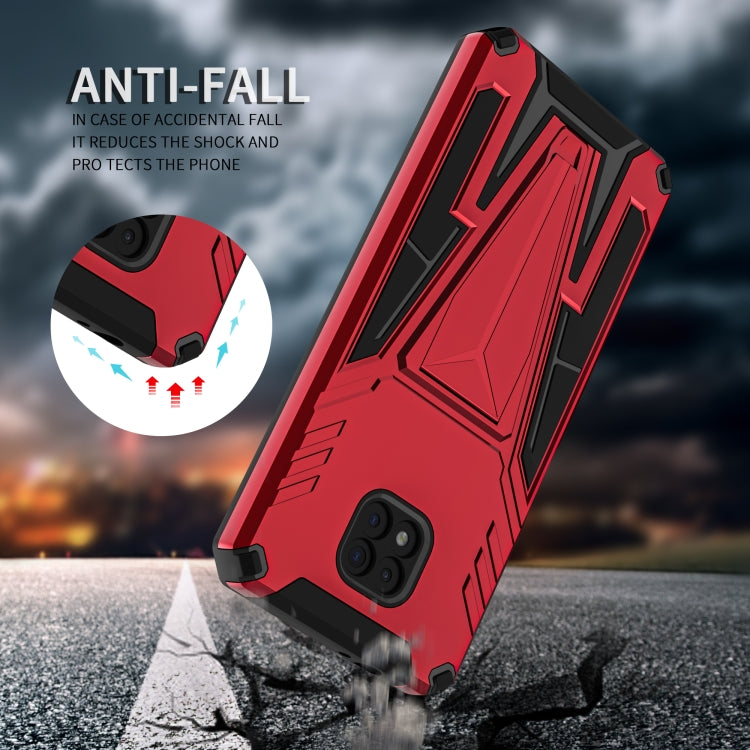 For Motorola Moto G Power 2021 Super V Armor PC + TPU Shockproof Case with Invisible Holder