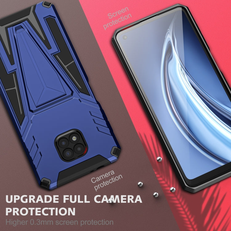 For Motorola Moto G Power 2021 Super V Armor PC + TPU Shockproof Case with Invisible Holder
