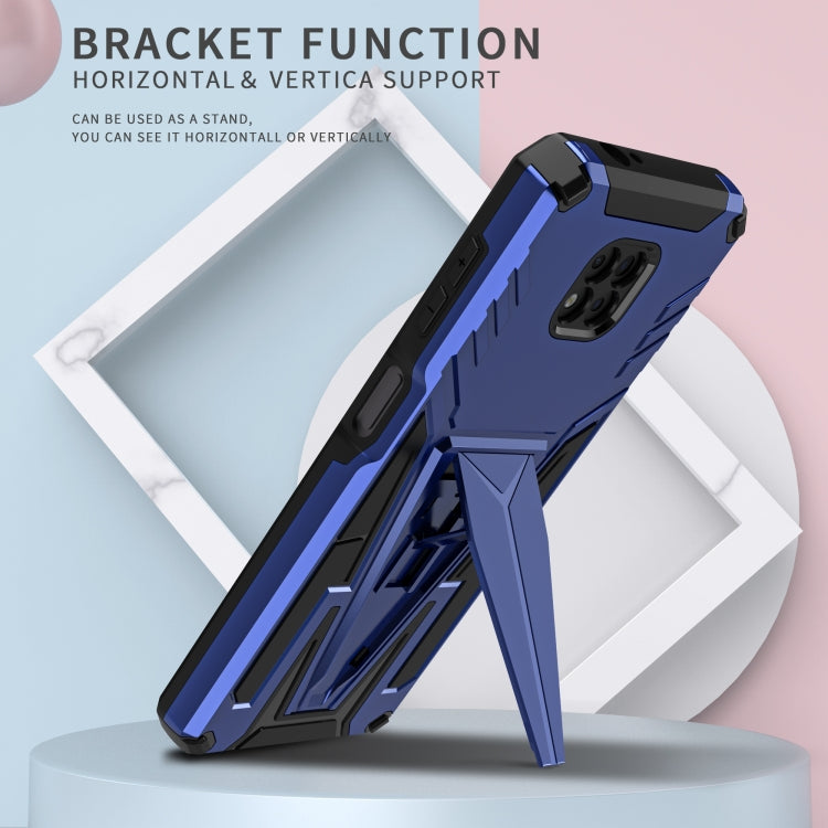 For Motorola Moto G Power 2021 Super V Armor PC + TPU Shockproof Case with Invisible Holder