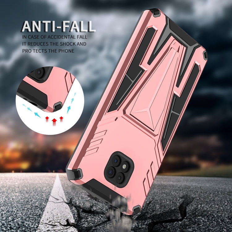 For Motorola Moto G Power 2021 Super V Armor PC + TPU Shockproof Case with Invisible Holder