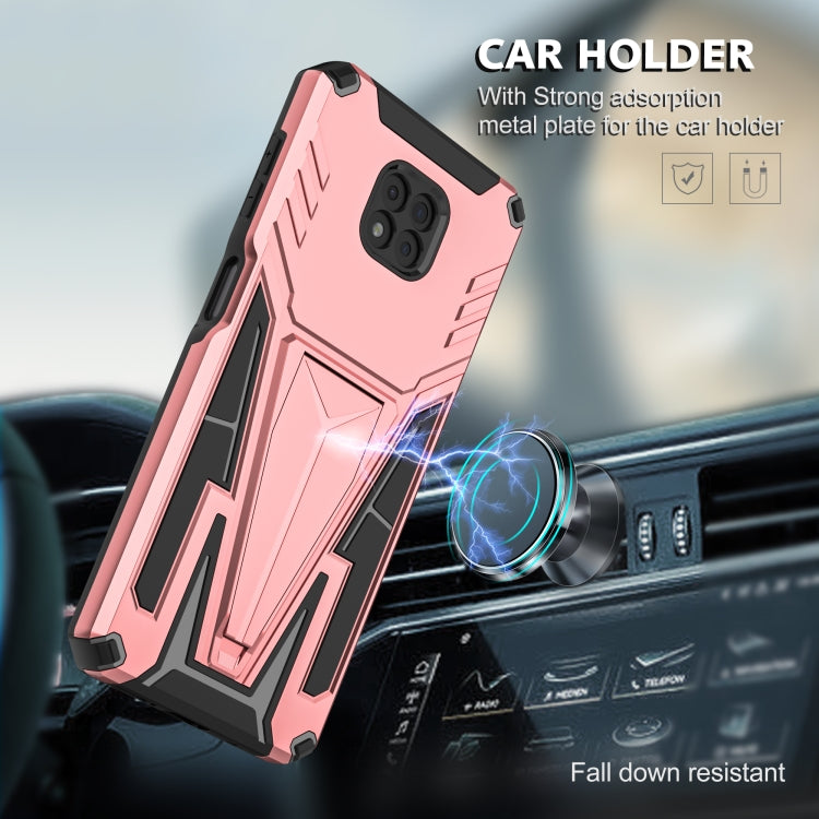 For Motorola Moto G Power 2021 Super V Armor PC + TPU Shockproof Case with Invisible Holder