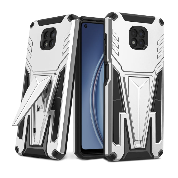 For Motorola Moto G Power 2021 Super V Armor PC + TPU Shockproof Case with Invisible Holder