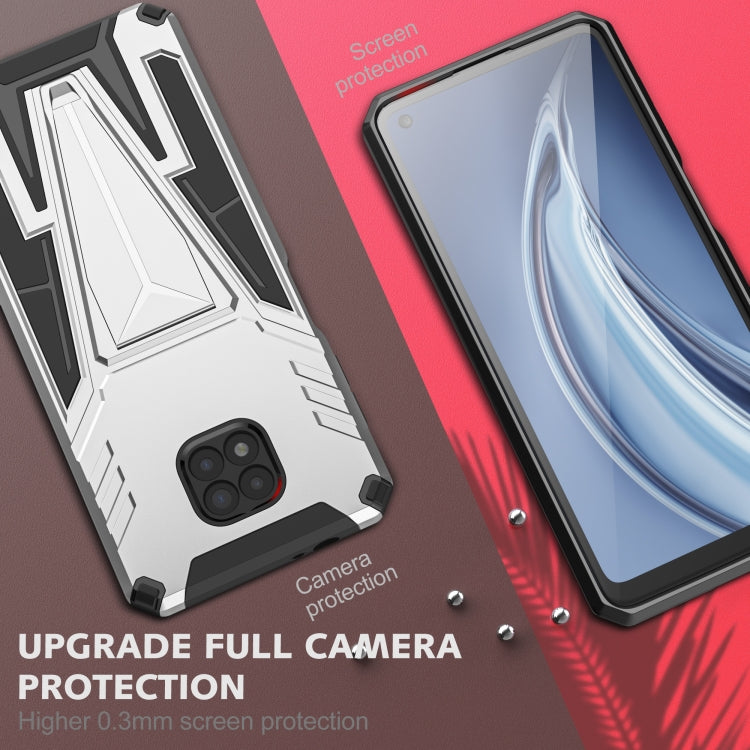 For Motorola Moto G Power 2021 Super V Armor PC + TPU Shockproof Case with Invisible Holder