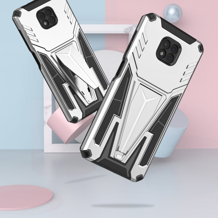 For Motorola Moto G Power 2021 Super V Armor PC + TPU Shockproof Case with Invisible Holder