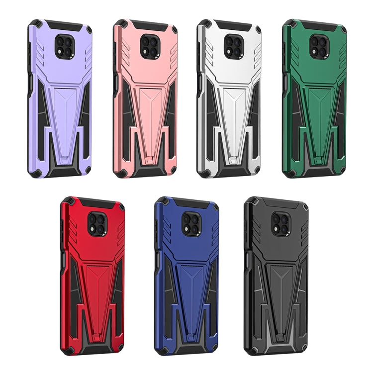 For Motorola Moto G Power 2021 Super V Armor PC + TPU Shockproof Case with Invisible Holder