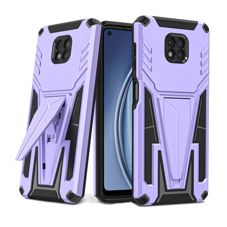 For Motorola Moto G Power 2021 Super V Armor PC + TPU Shockproof Case with Invisible Holder