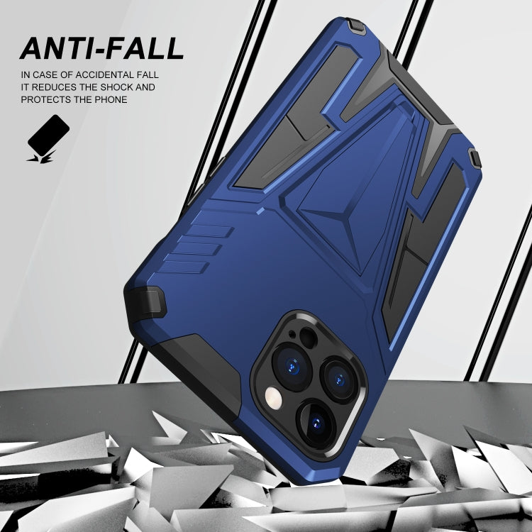 For iPhone 12 Pro Max Super V Armor PC + TPU Shockproof Case with Invisible Holder