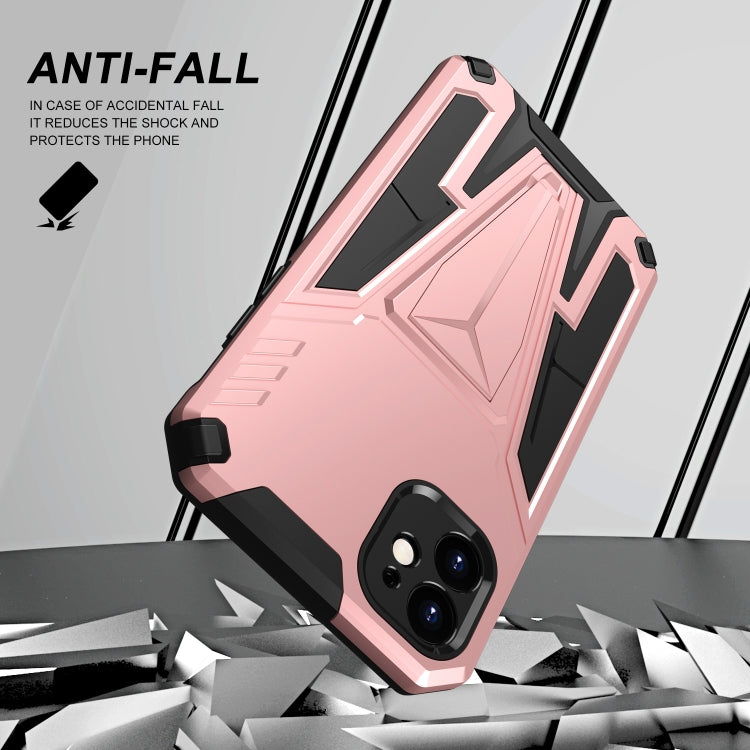 For iPhone 11 Super V Armor PC + TPU Shockproof Case with Invisible Holder