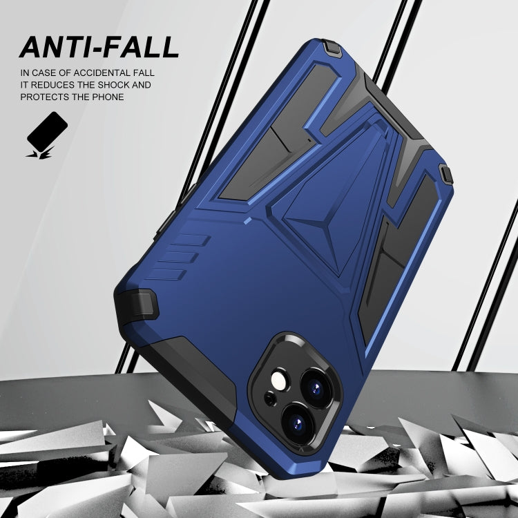 For iPhone 11 Super V Armor PC + TPU Shockproof Case with Invisible Holder