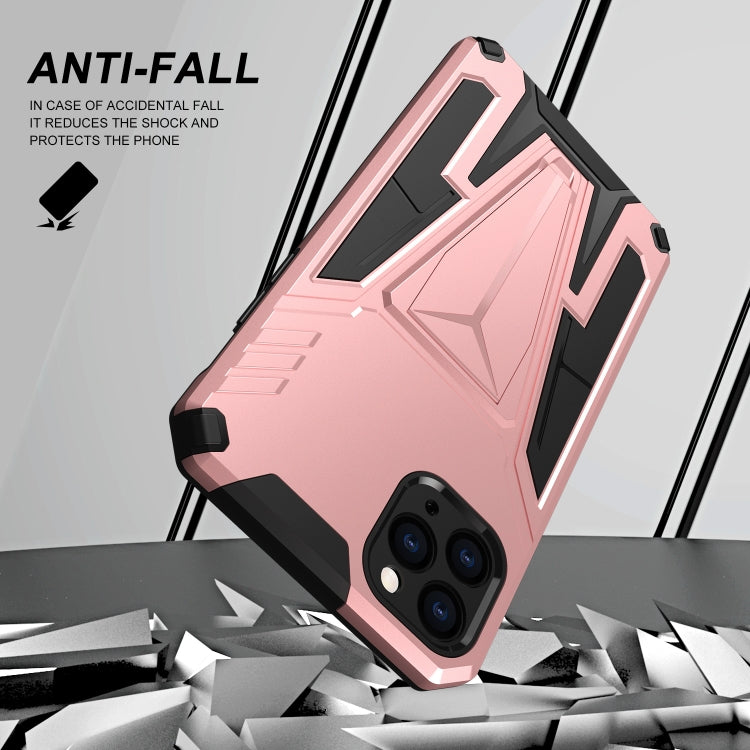 For iPhone 11 Pro Super V Armor PC + TPU Shockproof Case with Invisible Holder