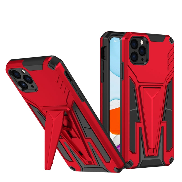 For iPhone 11 Pro Super V Armor PC + TPU Shockproof Case with Invisible Holder
