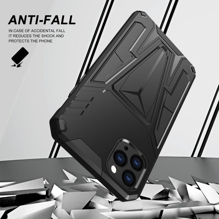 For iPhone 11 Pro Super V Armor PC + TPU Shockproof Case with Invisible Holder
