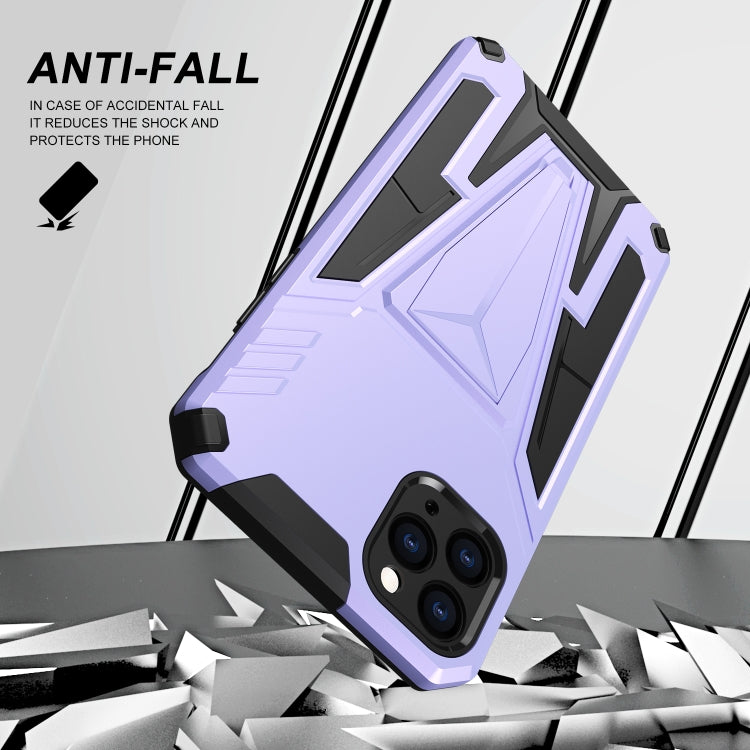 For iPhone 11 Pro Max Super V Armor PC + TPU Shockproof Case with Invisible Holder