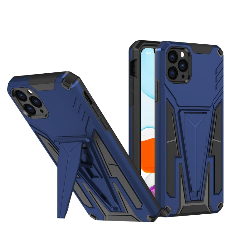 For iPhone 11 Pro Max Super V Armor PC + TPU Shockproof Case with Invisible Holder