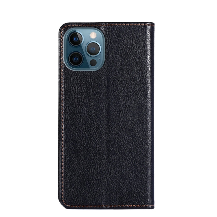 For iPhone 13 Pro Max PU + TPU Gloss Oil Solid Color Magnetic Horizontal Flip Leather Case with Holder & Card Slot & Wallet