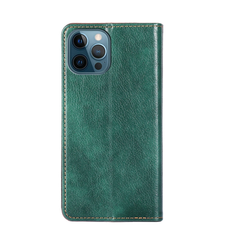 For iPhone 13 Pro Max PU + TPU Gloss Oil Solid Color Magnetic Horizontal Flip Leather Case with Holder & Card Slot & Wallet