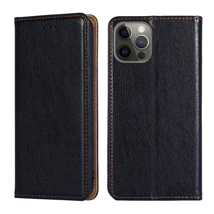 For iPhone 13 Pro PU + TPU Gloss Oil Solid Color Magnetic Horizontal Flip Leather Case with Holder & Card Slot & Wallet