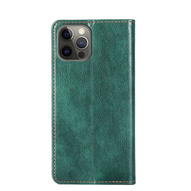 For iPhone 13 Pro PU + TPU Gloss Oil Solid Color Magnetic Horizontal Flip Leather Case with Holder & Card Slot & Wallet
