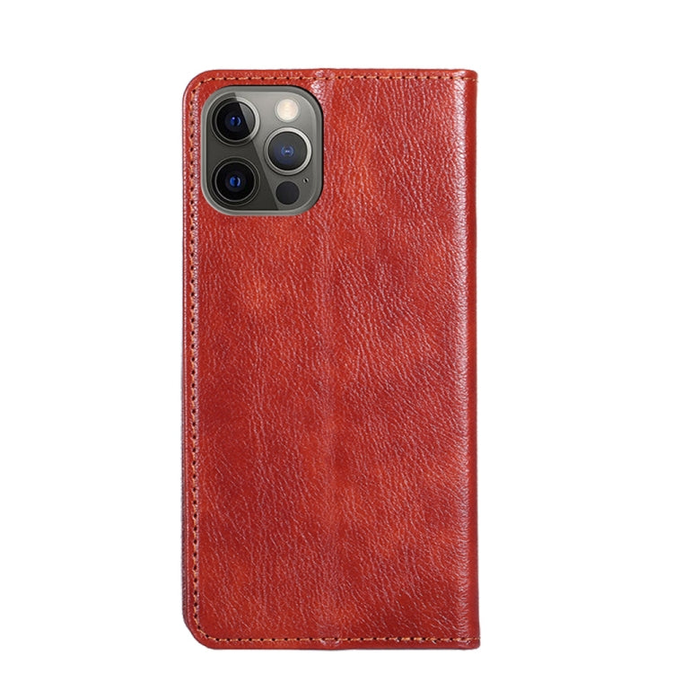 For iPhone 13 Pro PU + TPU Gloss Oil Solid Color Magnetic Horizontal Flip Leather Case with Holder & Card Slot & Wallet