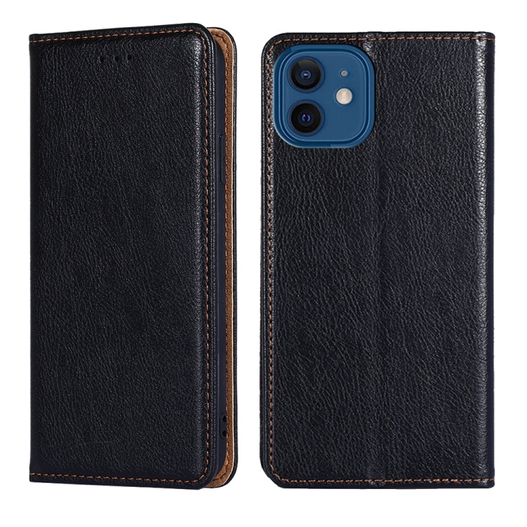 For iPhone 13 PU + TPU Gloss Oil Solid Color Magnetic Horizontal Flip Leather Case with Holder & Card Slot & Wallet