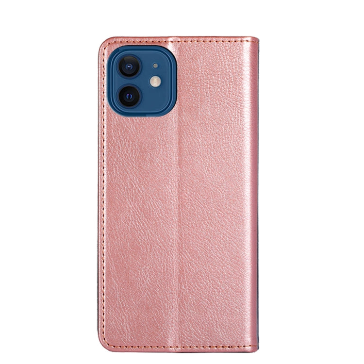 For iPhone 13 PU + TPU Gloss Oil Solid Color Magnetic Horizontal Flip Leather Case with Holder & Card Slot & Wallet