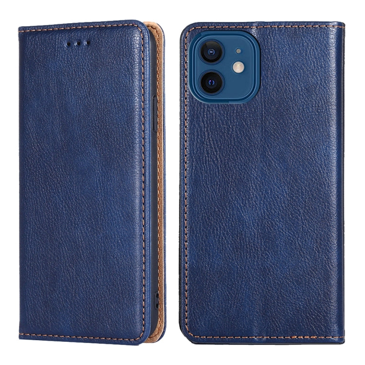 For iPhone 13 PU + TPU Gloss Oil Solid Color Magnetic Horizontal Flip Leather Case with Holder & Card Slot & Wallet