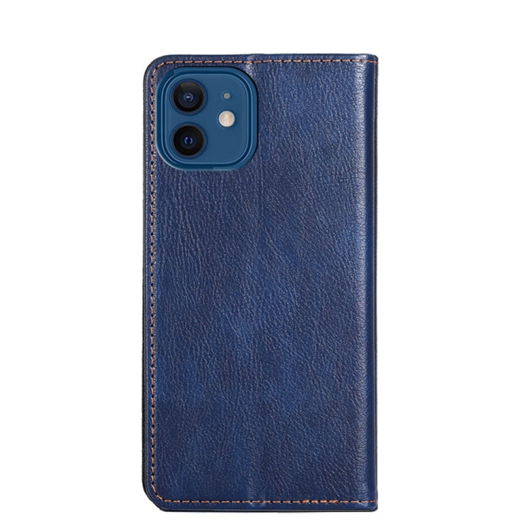 For iPhone 13 PU + TPU Gloss Oil Solid Color Magnetic Horizontal Flip Leather Case with Holder & Card Slot & Wallet