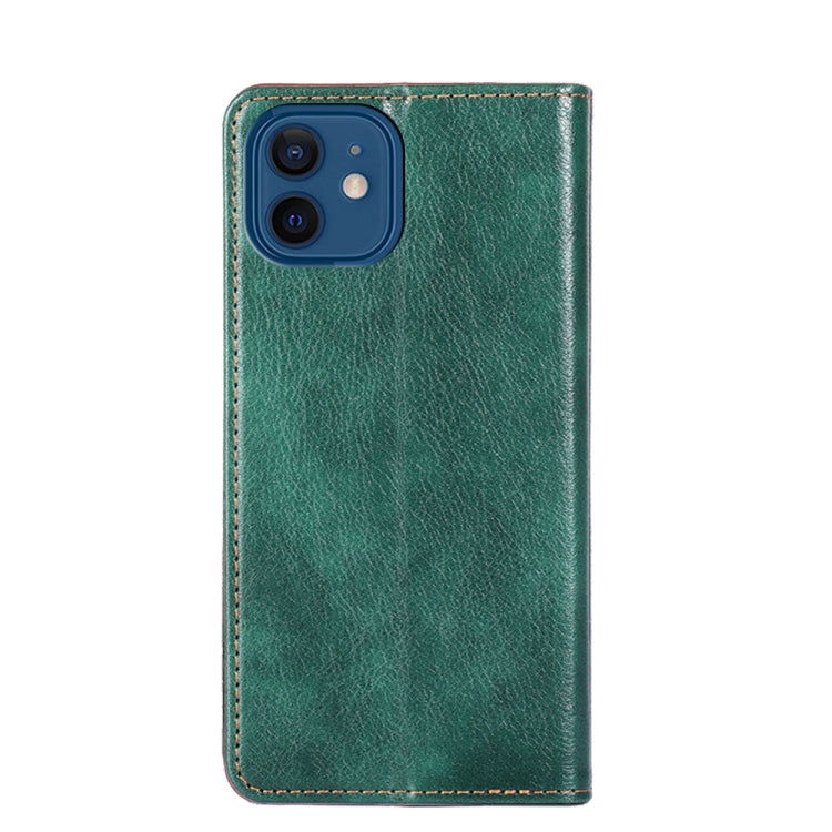 For iPhone 13 PU + TPU Gloss Oil Solid Color Magnetic Horizontal Flip Leather Case with Holder & Card Slot & Wallet