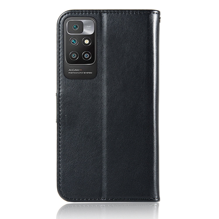For Xiaomi Redmi 10 Wind Chime Owl Embossing Pattern Horizontal Flip Leather Case with Holder & Card Slots & Wallet