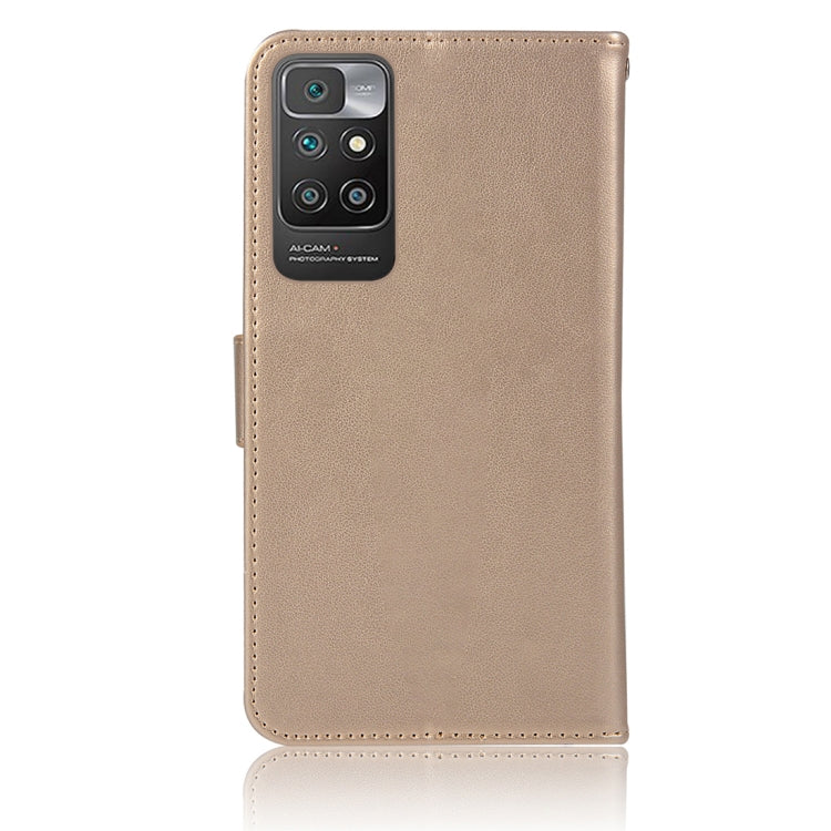 For Xiaomi Redmi 10 Wind Chime Owl Embossing Pattern Horizontal Flip Leather Case with Holder & Card Slots & Wallet