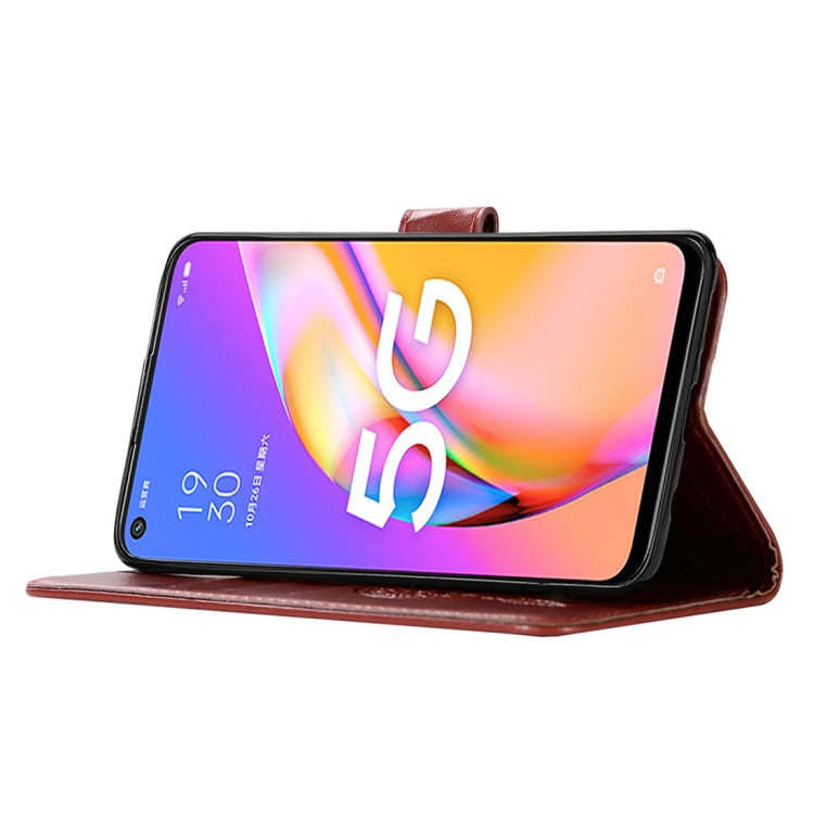 For OPPO A93 5G Wind Chime Owl Embossing Pattern Horizontal Flip Leather Case with Holder & Card Slots & Wallet