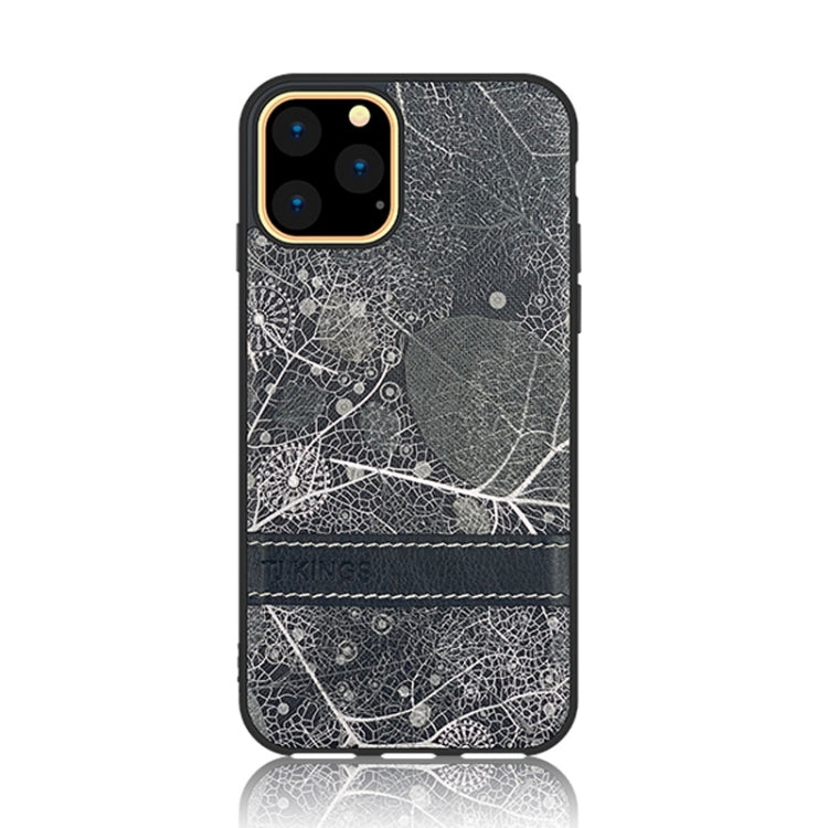 For iPhone 11 Pro TJ KINGS Late Autumn Series Shockproof TPU + Embossing PU Case