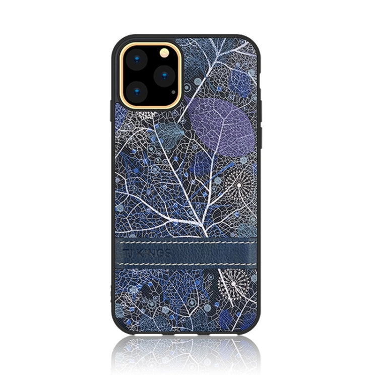 For iPhone 11 Pro TJ KINGS Late Autumn Series Shockproof TPU + Embossing PU Case