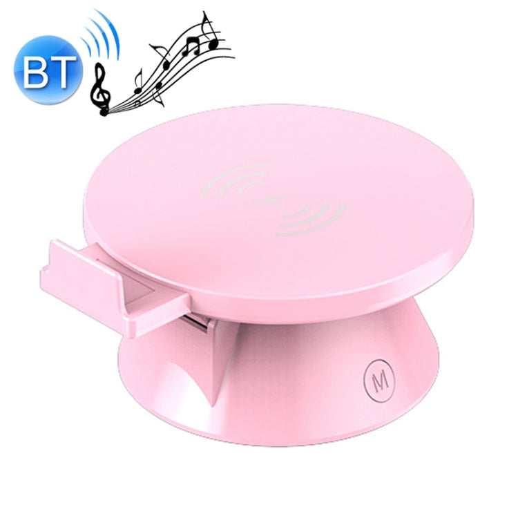 10W Multifunctional Universal Horizontal / Vertical Flash Charging Wireless Charger Bluetooth Speaker with USB Interface