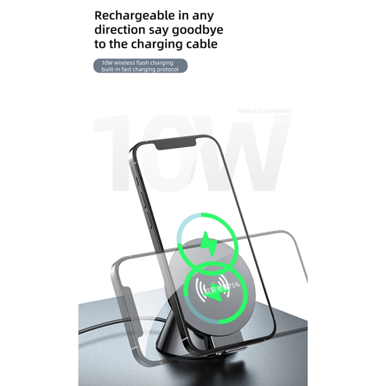 10W Multifunctional Universal Horizontal / Vertical Flash Charging Wireless Charger Bluetooth Speaker with USB Interface