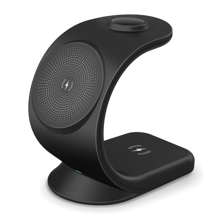 OJD-83 15W 3 in 1 Creative C-shaped Magnetic Wireless Charger for Mobile Phones / Watches / Earphones