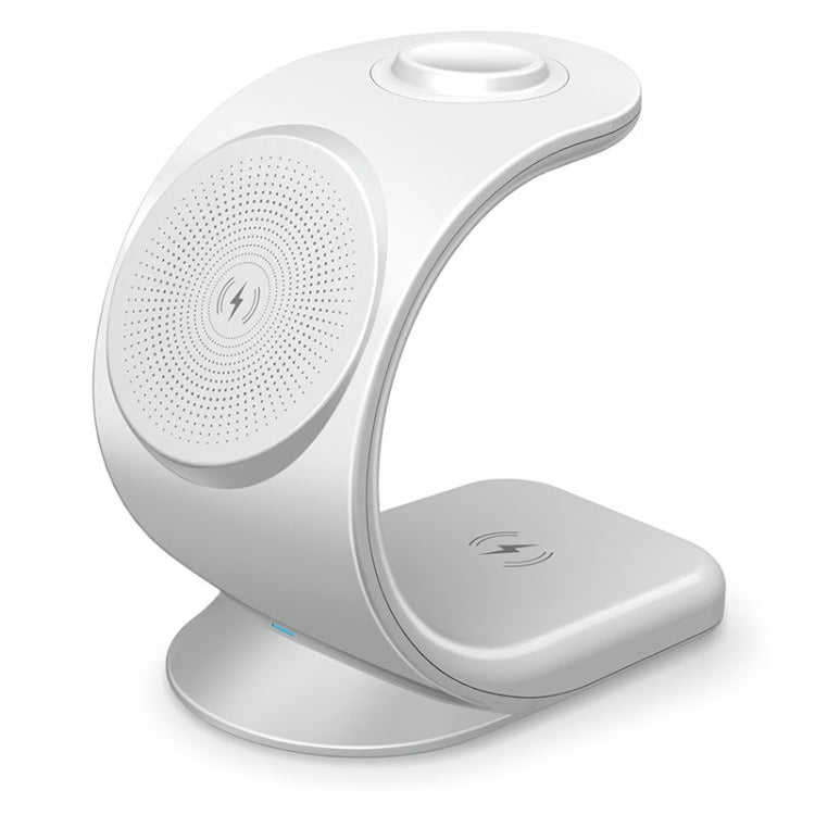 OJD-83 15W 3 in 1 Creative C-shaped Magnetic Wireless Charger for Mobile Phones / Watches / Earphones