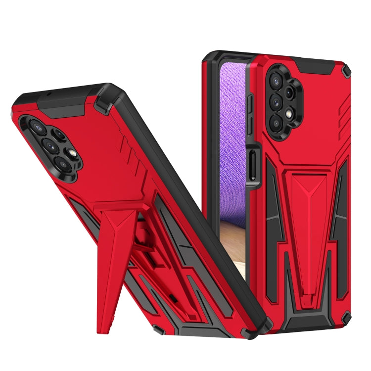 For Samsung Galaxy A32 5G Super V Armor PC + TPU Shockproof Case with Invisible Holder