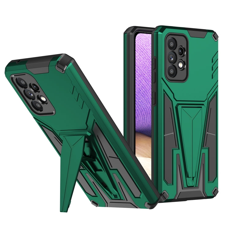 For Samsung Galaxy A52 4G/A52 5G/A52S 5G Super V Armor PC + TPU Shockproof Case with Invisible Holder