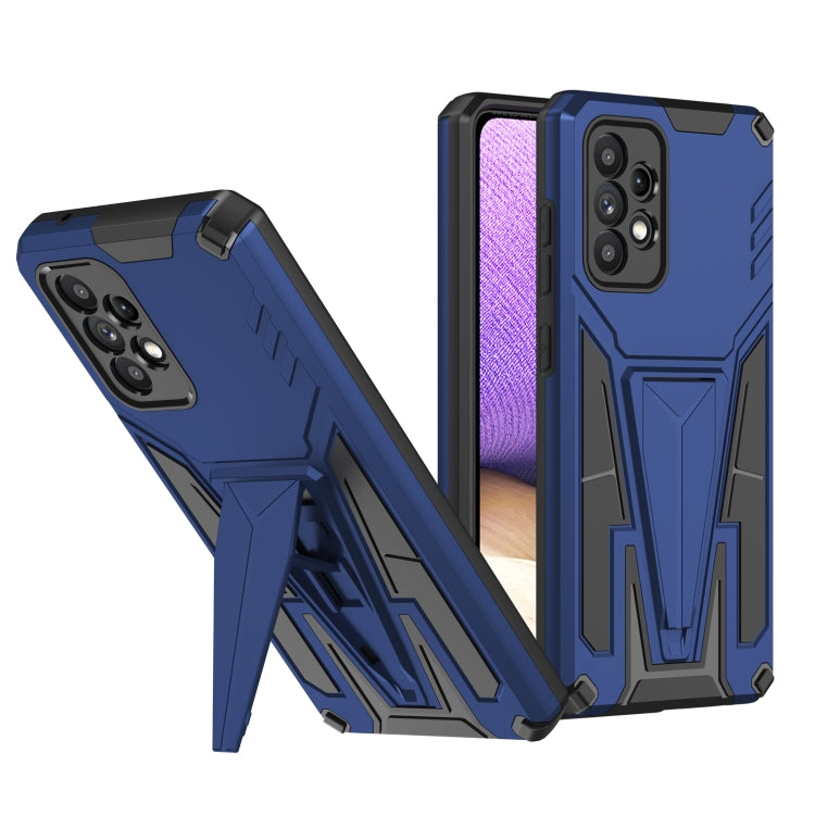 For Samsung Galaxy A52 4G/A52 5G/A52S 5G Super V Armor PC + TPU Shockproof Case with Invisible Holder