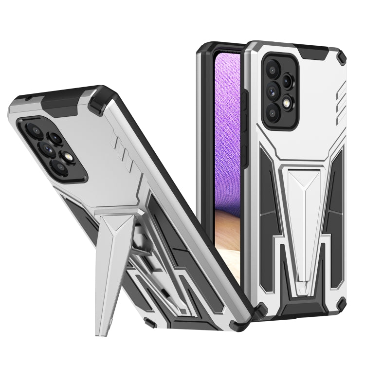 For Samsung Galaxy A52 4G/A52 5G/A52S 5G Super V Armor PC + TPU Shockproof Case with Invisible Holder