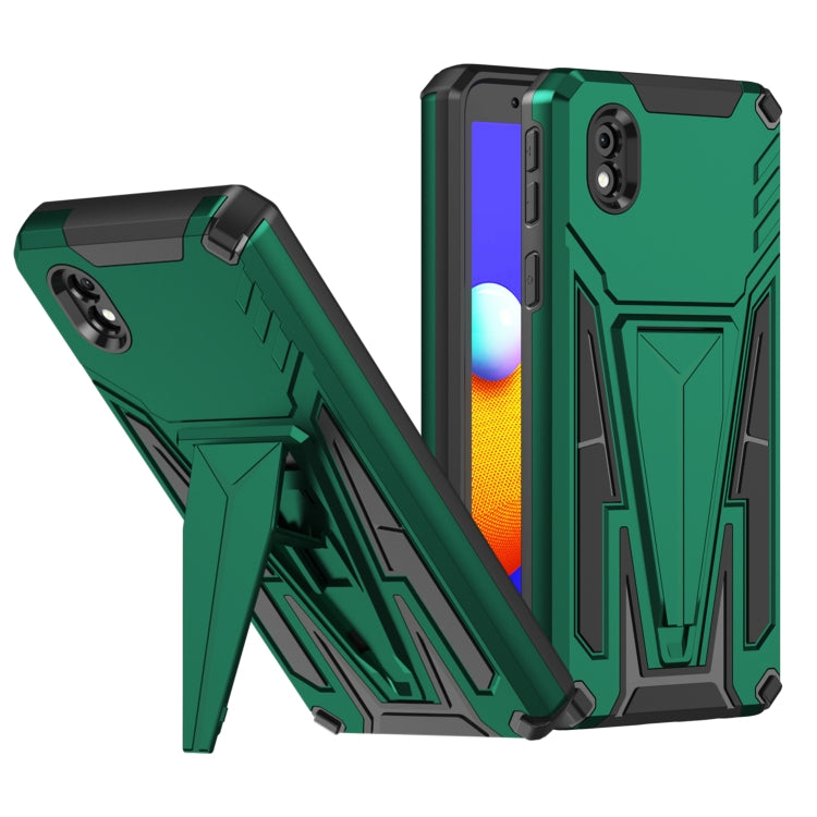 For Samsung Galaxy A01 Core / M01 Core Super V Armor PC + TPU Shockproof Case with Invisible Holder