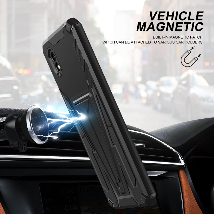 For Samsung Galaxy A01 Core / M01 Core Super V Armor PC + TPU Shockproof Case with Invisible Holder