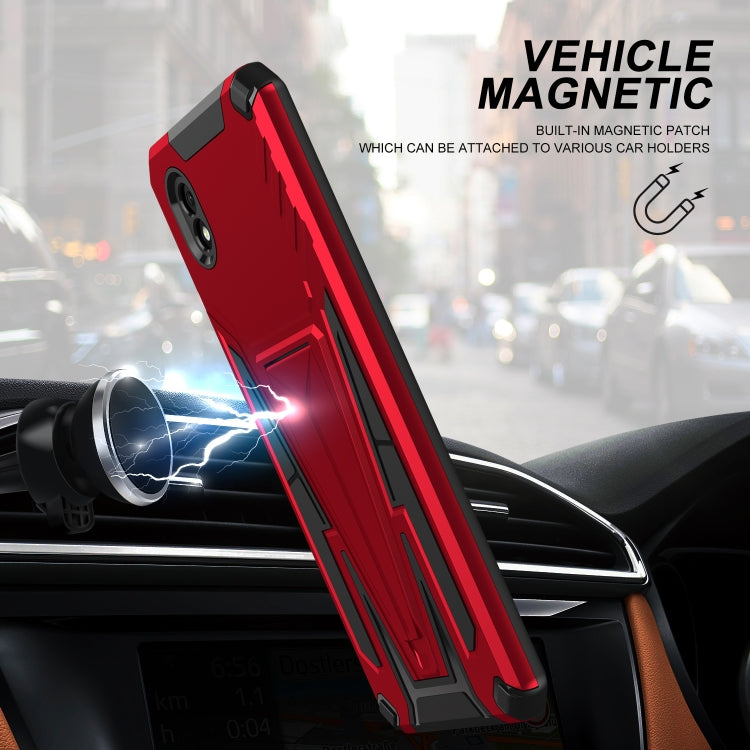 For Samsung Galaxy A01 Core / M01 Core Super V Armor PC + TPU Shockproof Case with Invisible Holder